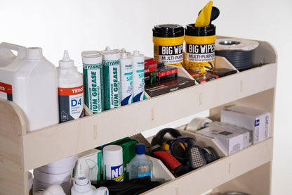 VANIFY - Compatible with Renault TRAFIC L2 2015+ Vehicle Fittings, Vehicle Shelves, Driver Side Rear Shelf