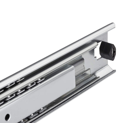 Junker 2 pieces full-extension slides KV1-80-H53-L1100-NF 110 cm (1100 mm) ball bearing slide load capacity 80 to 100 kg