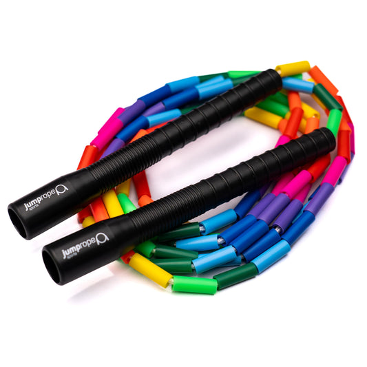 Professional Rope Skipping Competition Jump Rope Freestyle Bead - Adjustable length (RAINBOW, 3.0m)