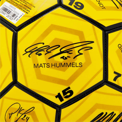 Borussia Dortmund Unisex Youth BVB Signature Ball 2023/24 Soccer, Yellow, Size 5