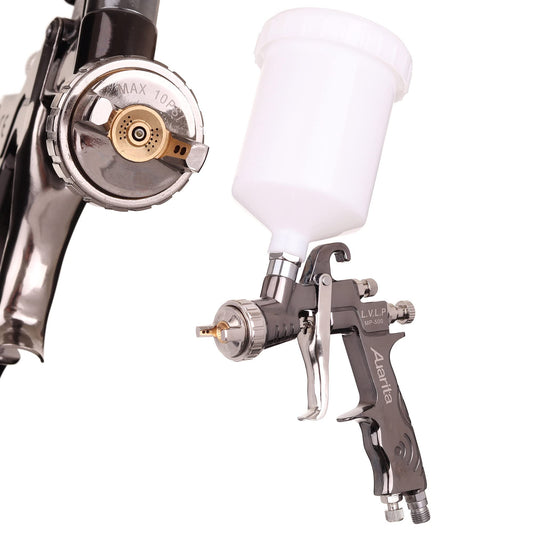 Auarita LVLP Technology Spray Gun MP-500 1.1mm Nozzle Durable 600ml Capacity for Painting THREE Adjustment Modes Very thin paint layer Extremely precise