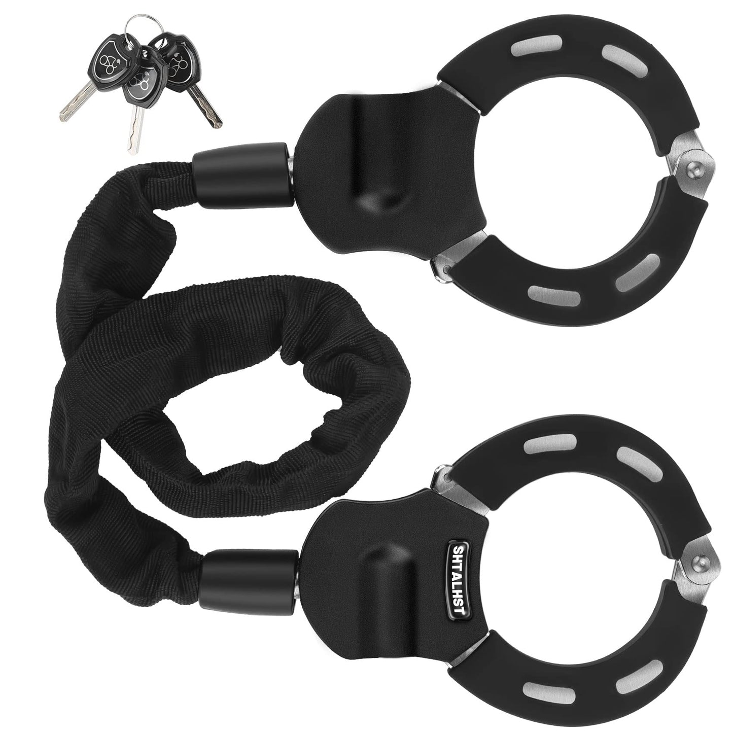 E-Scooter lock, lock for E-Scooter and scooter lock, robust security handcuff cable lock for bike, scooter, Segway, Ninebot, Xiaomi, NIU and scooter lock.