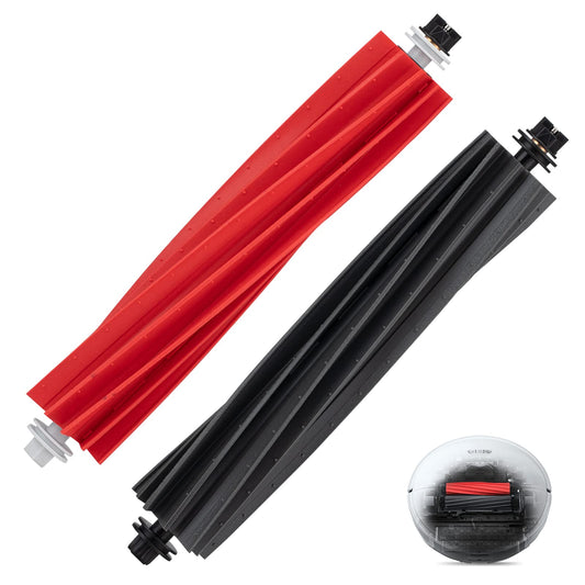 Roborock original accessory, detachable Rubber DuoRoller brush for S8/S8+/S8 Pro Ultra/Q8 max/Q8 max+/Q5 max robot vacuum.