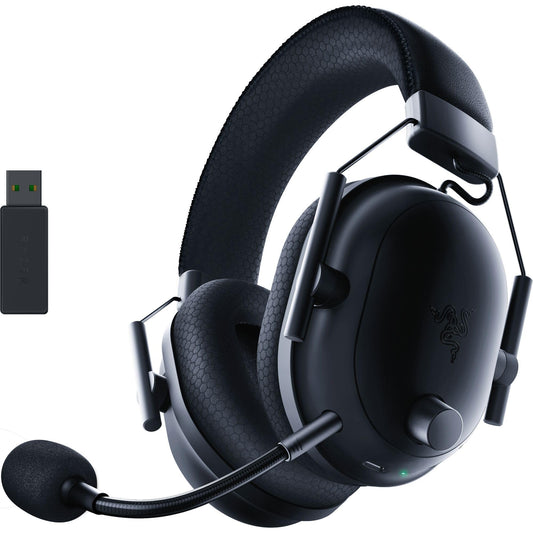 Razer BlackShark V2 Pro (2023) for PC - Wireless premium esports headset (HyperClear Super Wideband Microphone, Triforce Titanium 50mm Drivers, HyperSpeed Wireless Technology, 70 hrs) Black
