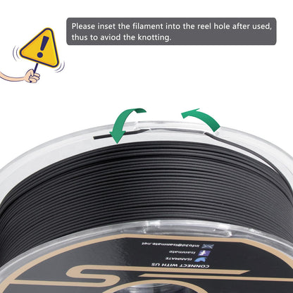 iSANMATE Wood PLA+ Filament 1.75mm, Ebony PLA+ Filament for 3D printers (20% wood powder + 80% PLA+), 1KG spool, Matte wood texture, Accuracy +/- 0.03mm.