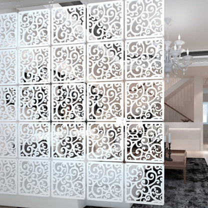 Y-Step Hanging Room Divider, Room Divider, Hanging Panel for Home, Hotel, Office, Bar, Decoration, 12 Pieces Pattern C