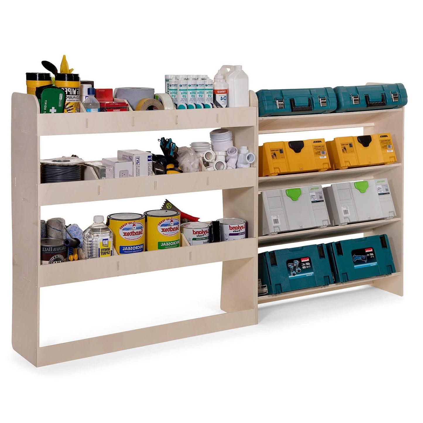 VANIFY - Compatible with Renault TRAFIC L2 2015+ vehicle equipment, vehicle shelves, tool box, and rear shelf