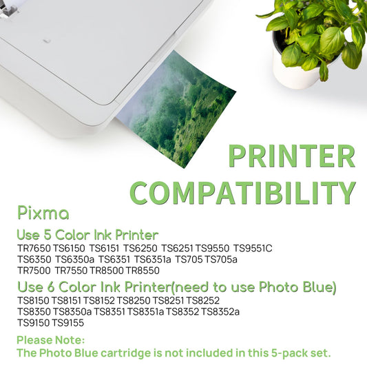 PGI-580 CLI-581XXL Compatible Printer Cartridges for Canon 580 581 XXL Multipack Cartridges for Canon Pixma TR8550 TR7550 TR8500 TS6150 TS6350 TS6250 TS6300 TS8251 TS8150 TS6151 TS9550 TS9551, Pack of 10
