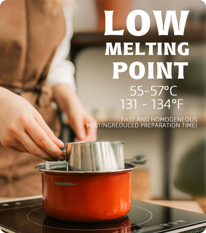 Soy wax flakes for candles 10kg, BOYUJK Premium Natural Candle Wax, 100% soy wax for candle making from organic farming, no additives, safe and pure.