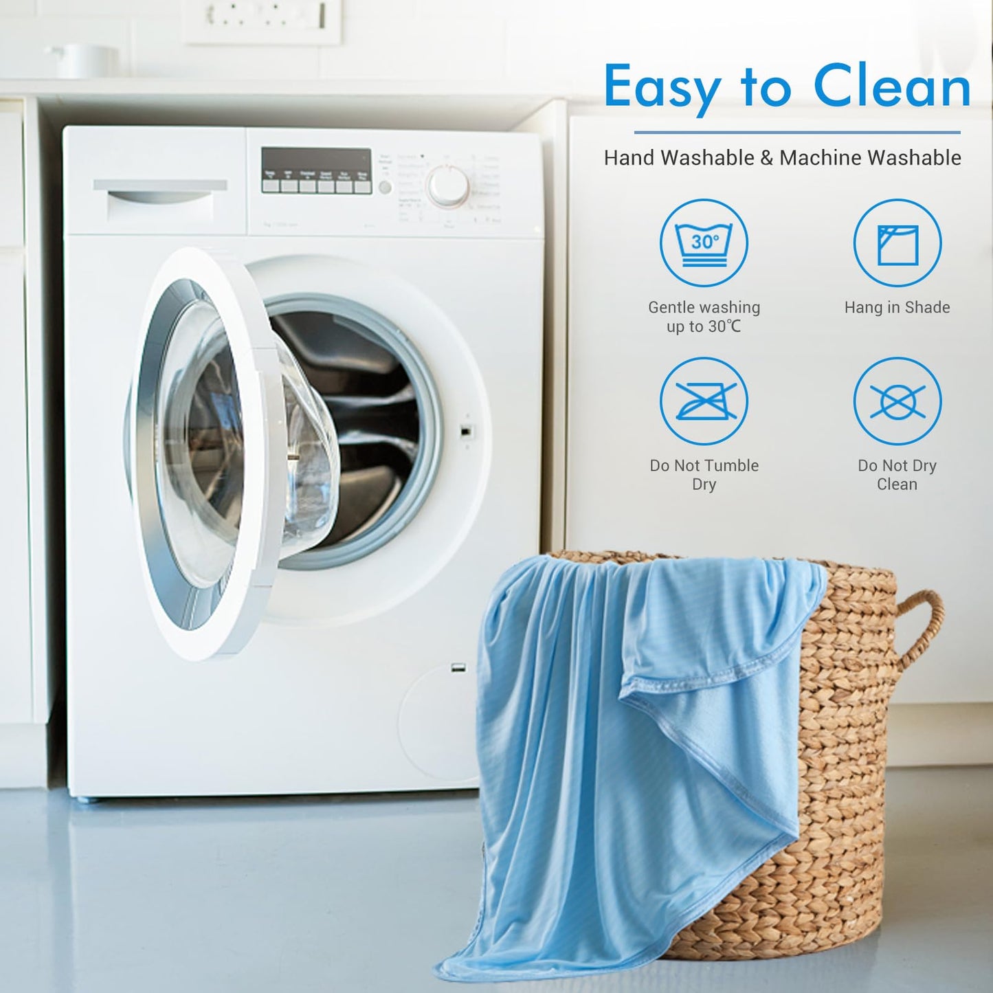 Avoalre Cooling Blanket 150x200cm - lightweight summer blanket with Arc-Chill 3.0, Q-Max＞0.5 Cooling blanket for sleeping, 2 in 1 double-sided Self-cooling blanket for people