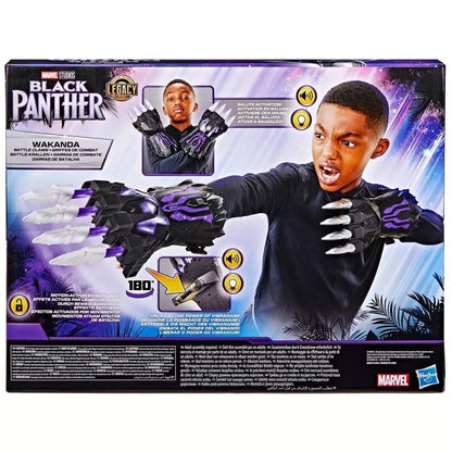 Marvel Hasbro Studios presents Black Panther Legacy Collection Wakanda Claws, roleplay toy for kids and girls aged 5 and up.