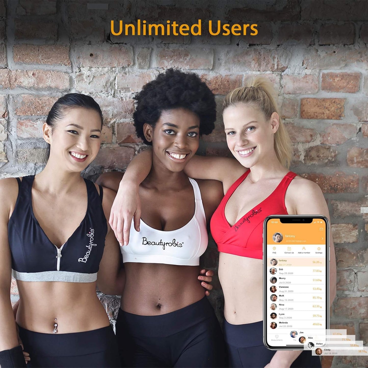 Body fat scale, digital bathroom scale with Bluetooth body analysis app for body fat, BMI, muscle mass, protein, BMR 28cm*28cm.