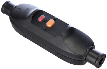 AS - Swabian Person Protection Interlock 30mA - Person Protection Switch 230V/16A, suitable for outdoor use, for fixed lead connection, for double-sided cable connection, IP66, 45223