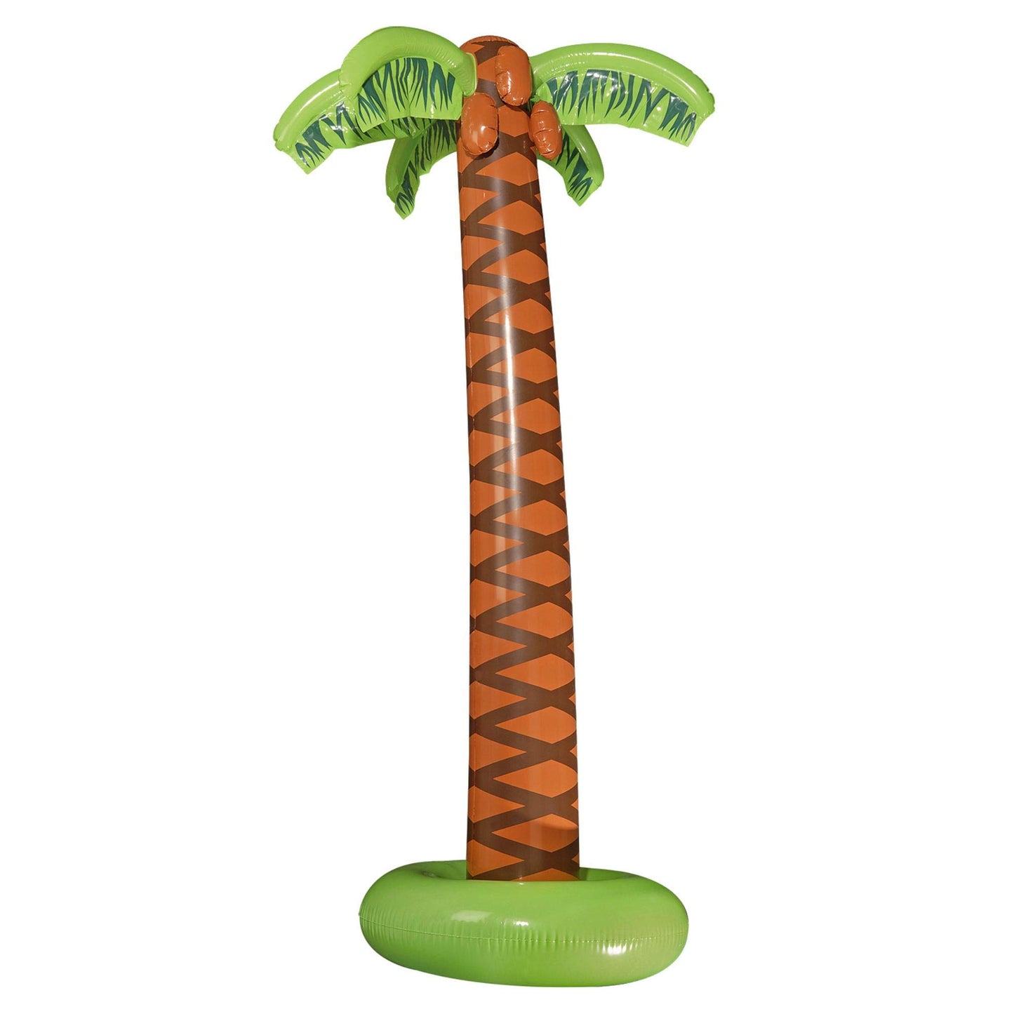 Widmann 10136169B - Inflatable palms, set of 2, approximately 180 cm tall, perfect for beach parties, themed parties, and carnival. & 04865 - Inflatable palm with drink cooler, can be filled with ice and water.