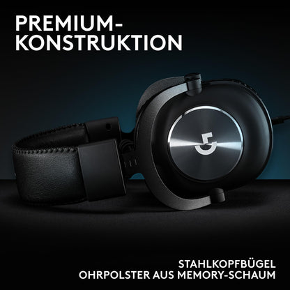 Logitech G Pro X SE Wired Gaming Headset with Microphone: Detachable microphone, DTS Headphone:X 7.1, USB DAC included, for PC, Xbox One, Xbox Series X|S, PS5, PS4 - Black
