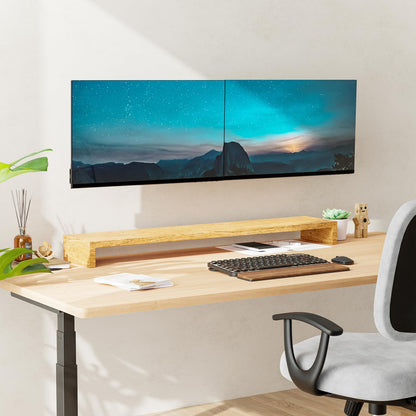 Dual Monitor Mount Adapter for Monitor 13-27 inches, Dual Monitor Adapter for Monitor Mount Arms for Computer Monitors, Max. 10kg, VESA 75x75/100x100mm
