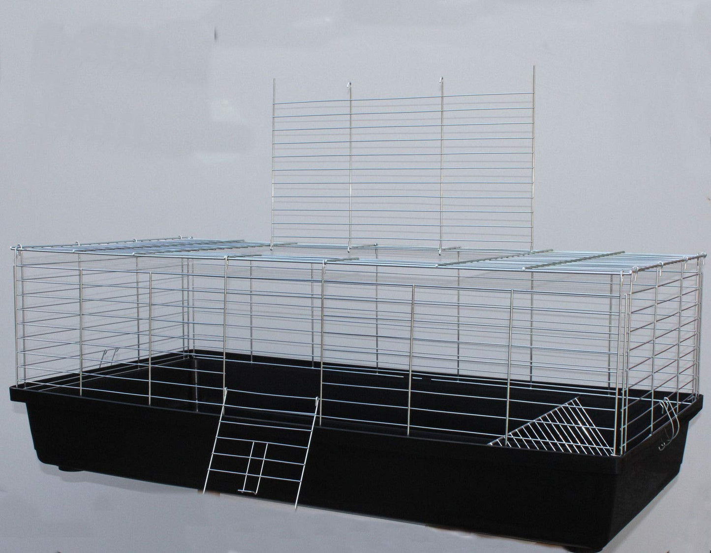 1.20 m rabbit cage rodent cage rabbit cage cage stable guinea pig black