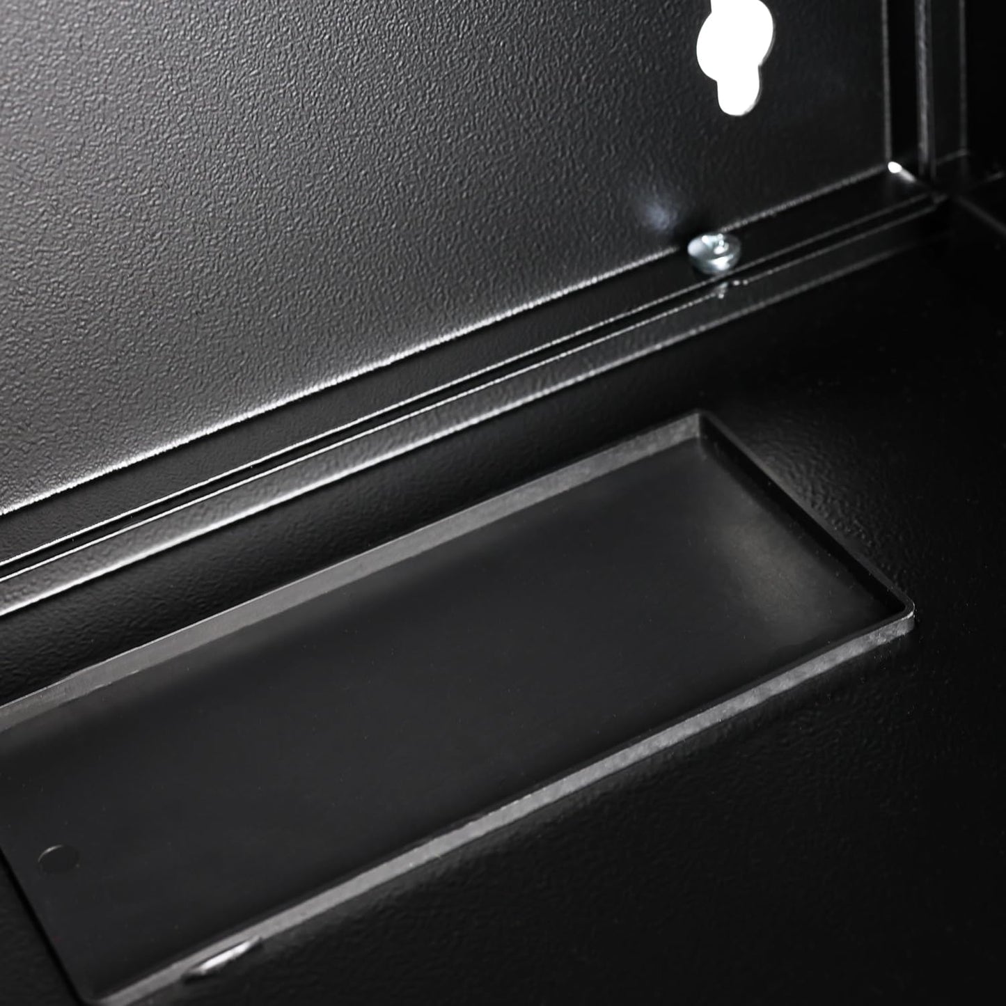 HMF 63406-02 network cabinet, server cabinet 10 inches | 6U | 300mm depth | Fully assembled | Glass door | Black