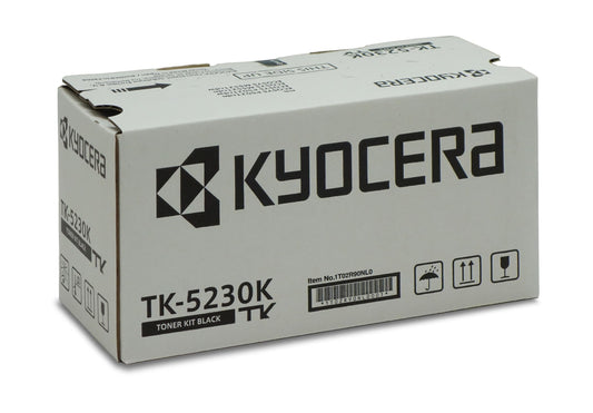 Kyocera TK-5230K Original Black Toner 1T02R90NL0. Toner for printers ECOSYS M5521cdn, ECOSYS M5521cdw, ECOSYS P5021cdn, ECOSYS P5021cdw.