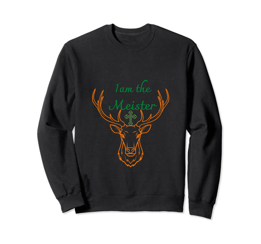 Jaegermeister Master Deer Family Dad Mom cheeky funny Sweatshirt