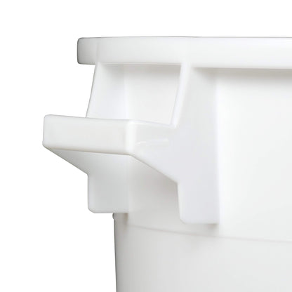TOLEGANO 50L food-safe bucket with lid White Universal barrel Water drum Feed drum Barrel with lid Feed bucket Water tank 50L plastic bucket plastic barrel Horse Tub Storage Bucket
