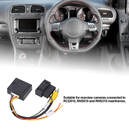 Reverse camera converter, 12V 5W RGB to AV decoder box adapter for automotive use.