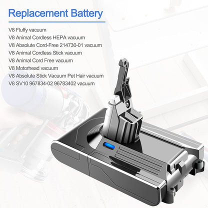 ADVTRONICS 21.6V 4.5Ah V8 replacement battery Compatible with Dyson V8 Absolute V8 Animal V8 Fluffy