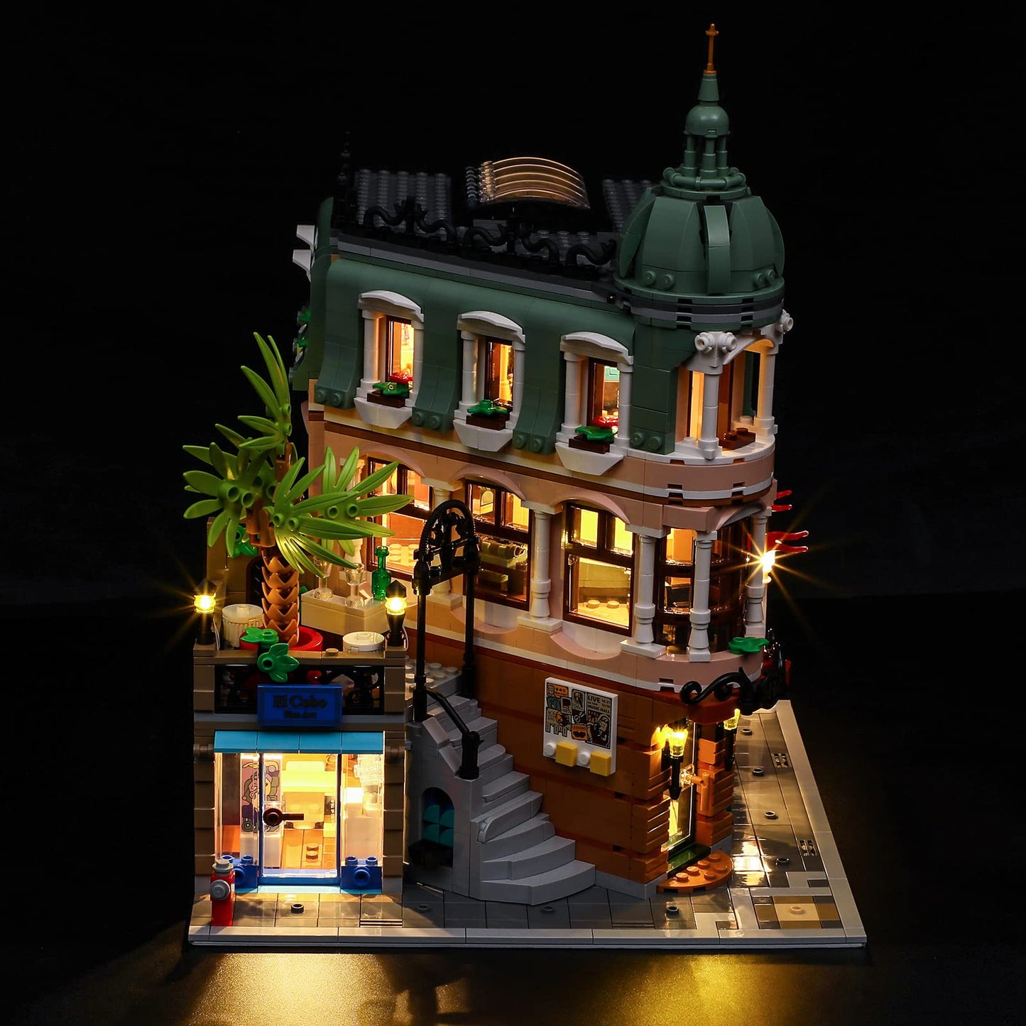 YEABRICKS LED Light Kit for Lego 10297 Creator Expert Boutique Hotel Building Blocks Model (Lego Set Not Included)