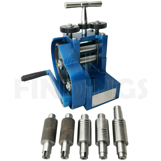 Rolling mill 7.6cm flattening design gold silver bars 7 rolls jewelry tools.