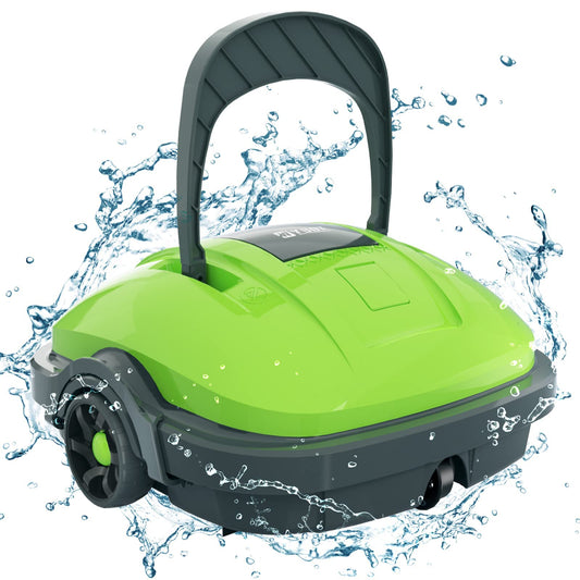 WYBOT Pool Robot Battery, Efficient Cleaning for Pools up to 50m² - Battery powered, Self-parking function & Dual Motor for maximum suction力
