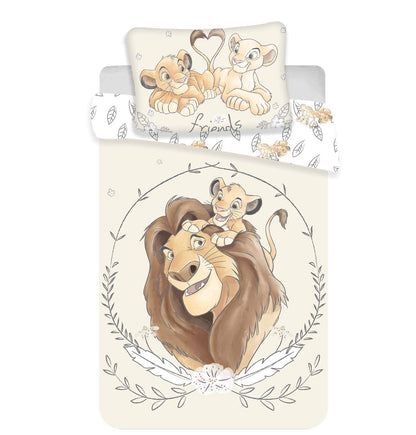 Disney baby bedding, 2-piece set, 100 x 135 cm, 100% cotton, Simba Mufasa