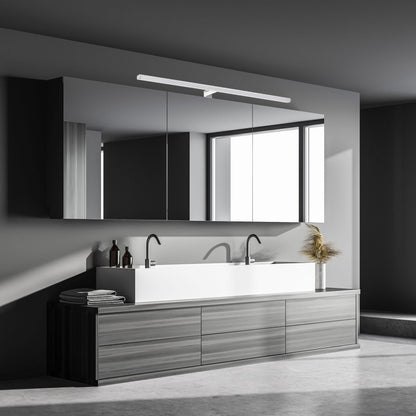 SEBSON LED Mirror Light 90cm Bathroom IP44, Cabinet Surface Light + Mirror Clamp Light, neutral white 4000K 230V 15W 1300lm Makeup Light, Bathroom Light