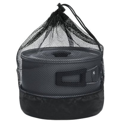 yourGEAR Ranger V - 7-piece camping cookware set for 4-5 people - Durable, non-stick aluminum - Pot and pan set in mesh bag for camping and outdoor use