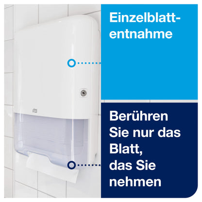 Tork dispenser for zigzag towels White H3, Elevation Design, 553000