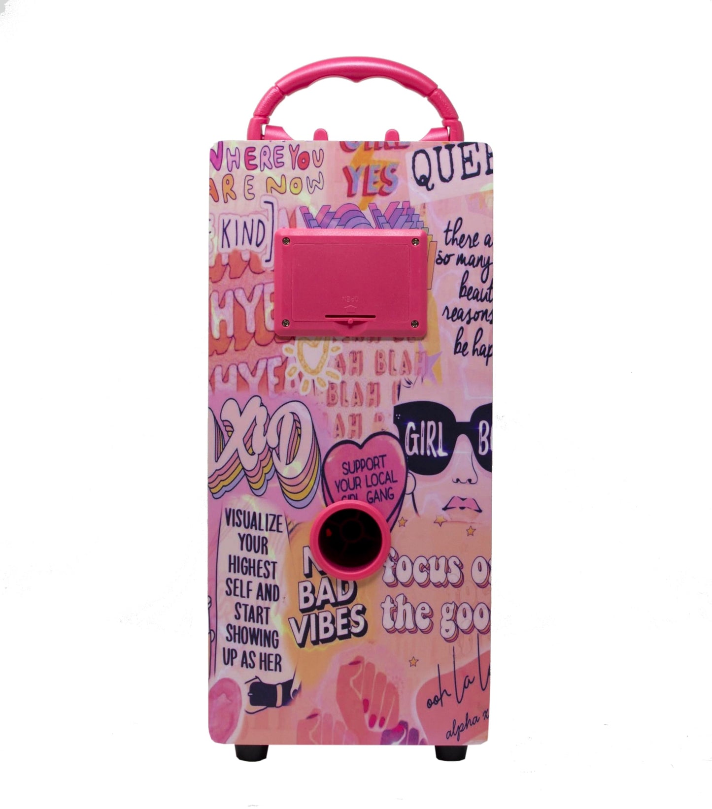 DYNASONIC 3rd Gen Karaoke Microphone Toy, perfect for unique gifts for children, girls, toys, karaoke microphone kids toy (025-20 Lights)