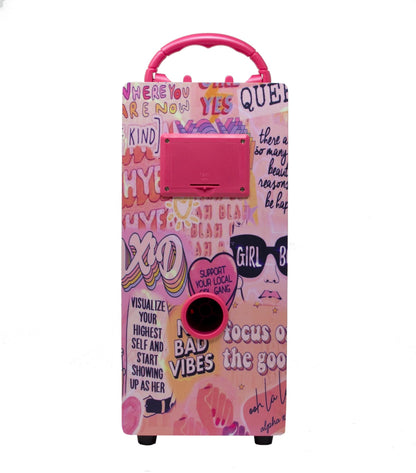 DYNASONIC 3rd Gen Karaoke Microphone Toy, perfect for unique gifts for children, girls, toys, karaoke microphone kids toy (025-20 Lights)