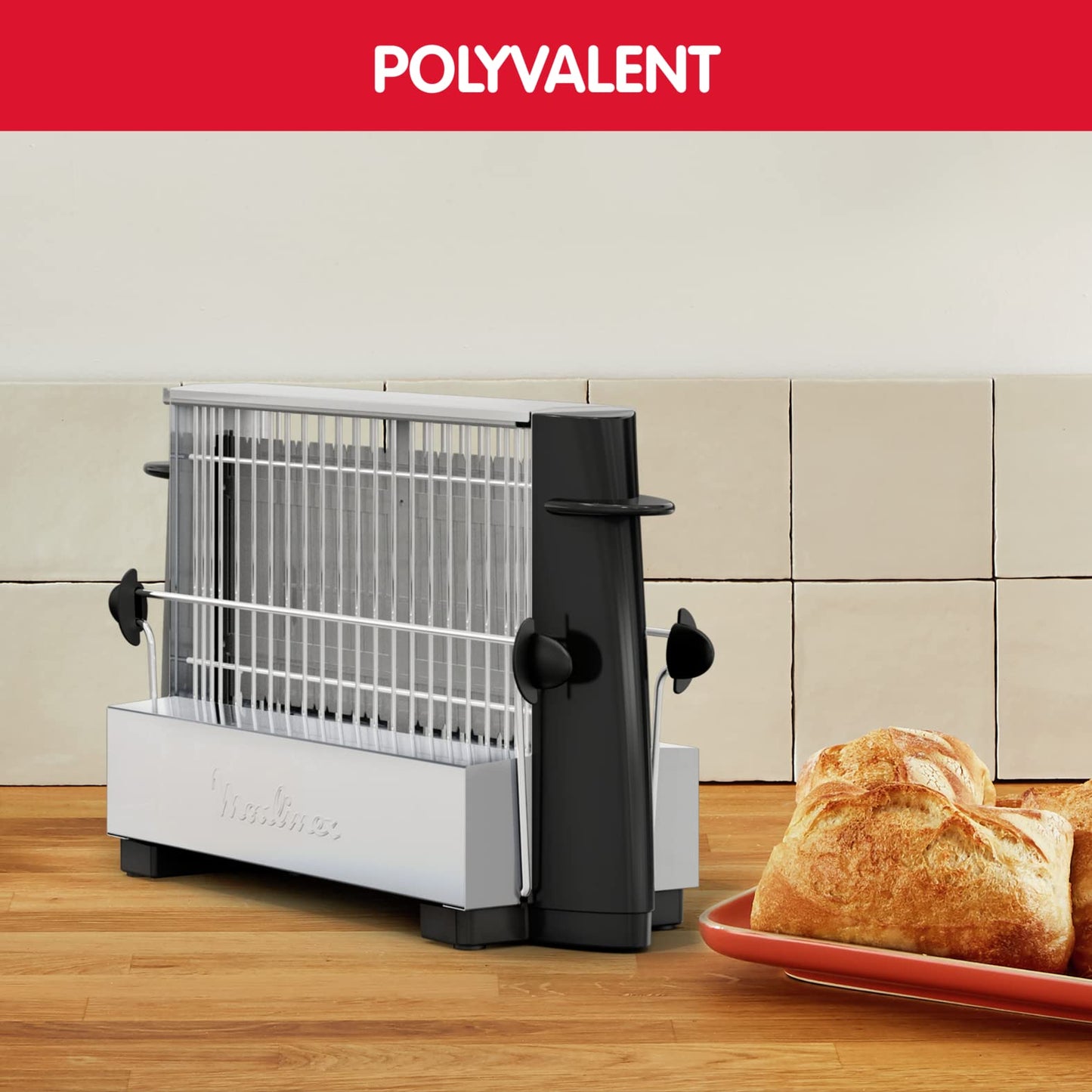 Moulinex A15453 toaster, black