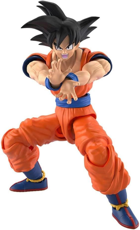Dragon Ball - Figure Rise Standard Son Goku (New Spec Ver.) - Model kit, Orange/Sunset Chevron pattern.