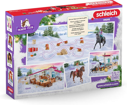 Horse Club Advent Calendar 2025 - 99092 | featuring movable figure Lisa, 2 horse figures, cat, tack & lots of accessories | ideal gift for children aged 5 and up | 36 pieces