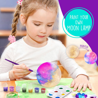 Unicorn gifts for girls, Unicorn terrarium set with moonlamp painting kit, gift for girls 4, 5, 6, 7, 8-12 years old birthday, craft kit for kids ages 6+, Unicorn toy