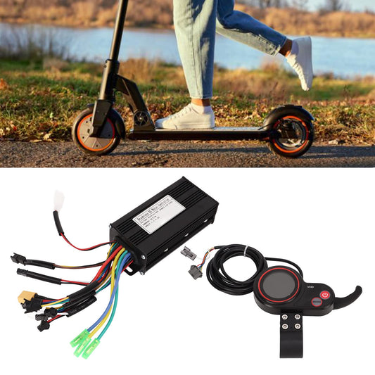 BuyWeek brushless motor controller kit for KUGOO M4 electric scooter, 24V 36V 48V 500W 750W electric scooter brushless motor controller V889 LCD display kit.