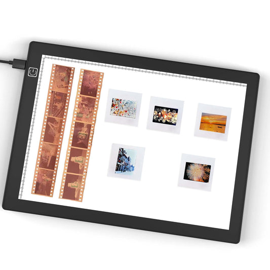 Slide Scanner Ultra-thin Dimmable LED Light Pad - 5600K - 30 x 21 centimeters - Backlight for Converting 35mm Slide and Negative to Digital Image