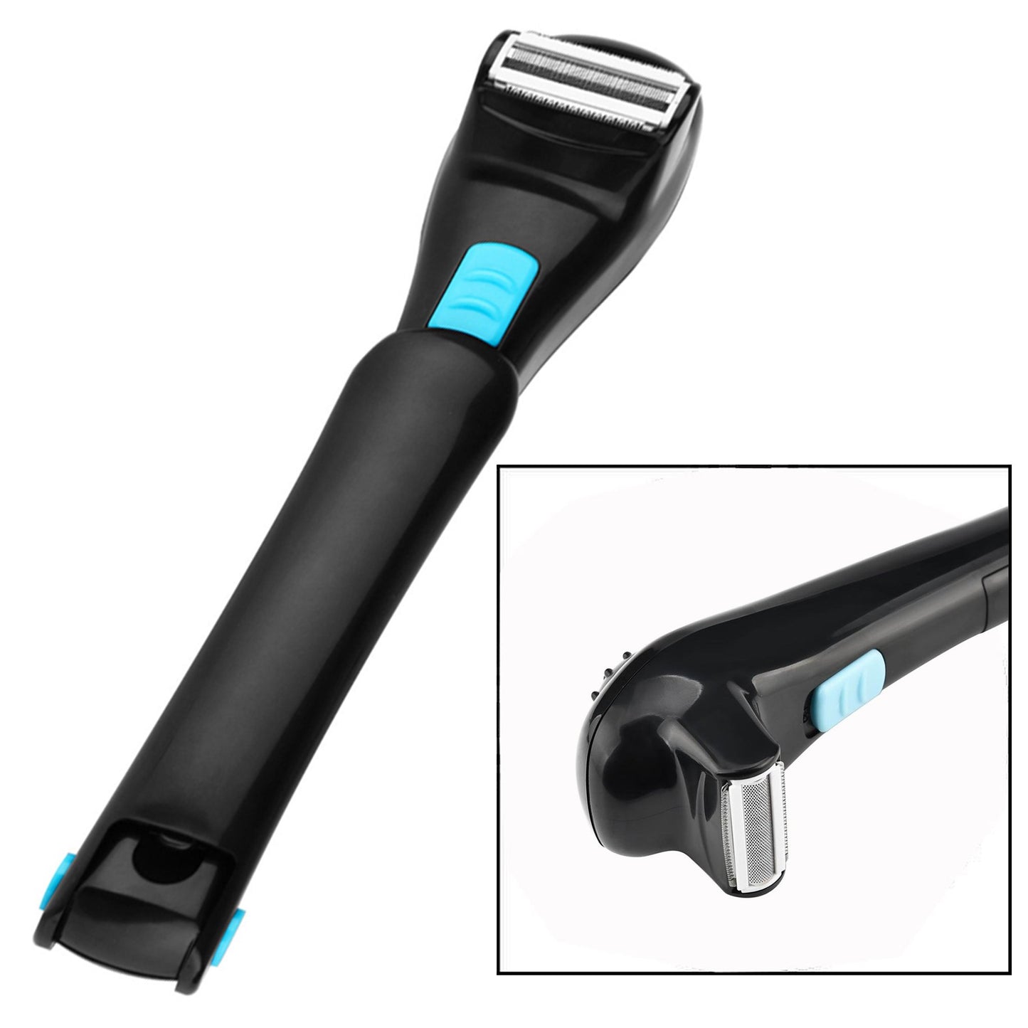 OFKPO foldable men's back shaver, electric body hair razor hair removal tool.