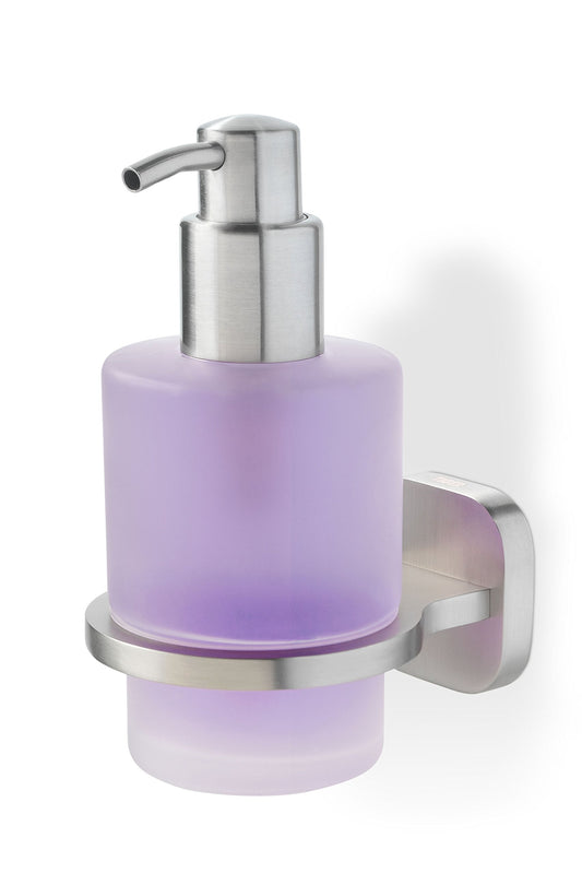 Tiger Ramos glass soap dispenser, brushed stainless steel