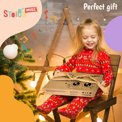 Stoie's Baby Drum Set for kids aged 1-6 years old - Montessori musical instruments