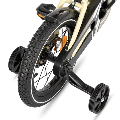 STITCH 16-inch kids bike for 5-7 year old boys, 16-inch bike for boys with training wheels, Beige