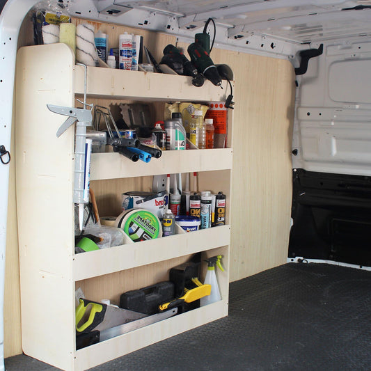 VANIFY - Compatible with Renault TRAFIC L1 2015+ vehicle equipment vehicle shelves, driver side rear shelf