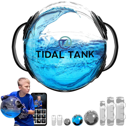 Tidal Tank - Sphere Mini Aqua Ball instead of a sandbag training power bag with water weight, Ultimate core and balance workout, up to 13 kg.