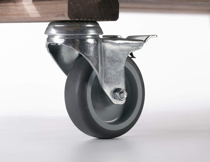 Work standard Saar plant roller terrace roller outdoor roller transport roller balcony roller flower roller pot roller wooden roller Valenzia 80.1AT (Antique)