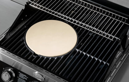 RÖSLE VARIO Pizza Stone, high-quality Cordierite pizza stone for making pizza, tarte flambée, bread, etc. on the grill or in the oven, 30 cm